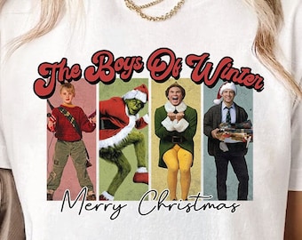 The Boys Of Winter PNG Christmas Sublimation Designs, Christmas Sublimation PNG, Christmas Movie Characters PNG, Funny Holiday Sweatshirt