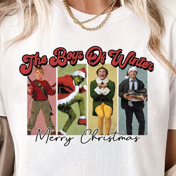 The Boys Of Winter PNG Christmas Sublimation Designs, Christmas Sublimation PNG, Christmas Movie Characters PNG, Funny Holiday Sweatshirt