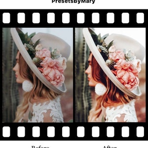 May include: A side profile of a person wearing a large white hat with pink flowers and greenery. The hat is tilted to the side and the person is looking off to the side. The background is a blurred image of a cactus.