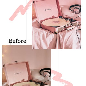 5 Mobile Lightroom Presets - Pink presets, Blogger presets, Instagram presets, Lightroom Mobile Presets, Photo filter, PINK BLOOM Filters image 7