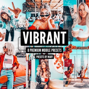 VIBRANT PRESETS Lightroom mobile, Colour pop preset, Instagram blogger travel filter