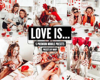 5 Mobile Lightroom Presets LOVE IS Blogger Lifestyle Instagram Lightroom mobile Presets Lebendige Valentinstag Helle Filter