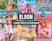 16 Mobile Lightroom Presets BLOOM Travel Blogger Lifestyle Vibrant Instagram Lightroom mobile presets Bright Color Summer