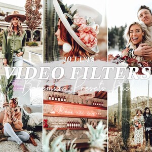 10 LUTs BOHEMIAN preset / Video Filters for mobile / Lifestyle / Boho Vintage / Light Indoor / VN Filter / Instagram Lut / Rich Moody Tones