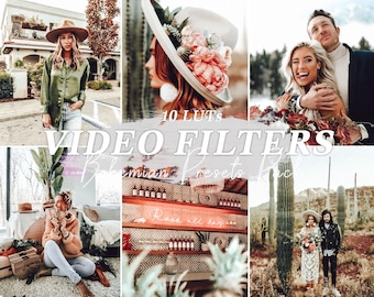 10 LUTs BOHEMIAN preset / Video Filters for mobile / Lifestyle / Boho Vintage / Light Indoor / VN Filter / Instagram Lut / Rich Moody Tones