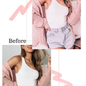 5 Mobile Lightroom Presets - Pink presets, Blogger presets, Instagram presets, Lightroom Mobile Presets, Photo filter, PINK BLOOM Filters image 5