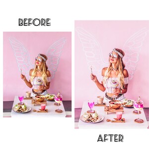 5 Mobile Lightroom Presets - Pink presets, Blogger presets, Instagram presets, Lightroom Mobile Presets, Photo filter, PINK BLOOM Filters image 2