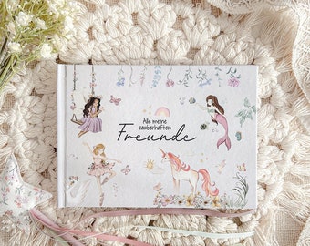 Friends Book "Girl's Dream" Kindergarten School Fairies Mermaids Ballerina Unicorn Rainbow Kindergarten Friends Book