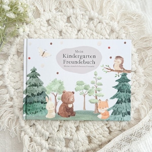 Freundebuch "WALDTIERE" Kindergarten Krippe unisex