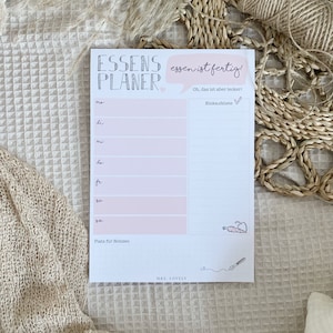 Essenplaner Speiseplan Einkaufsliste Wochenplaner