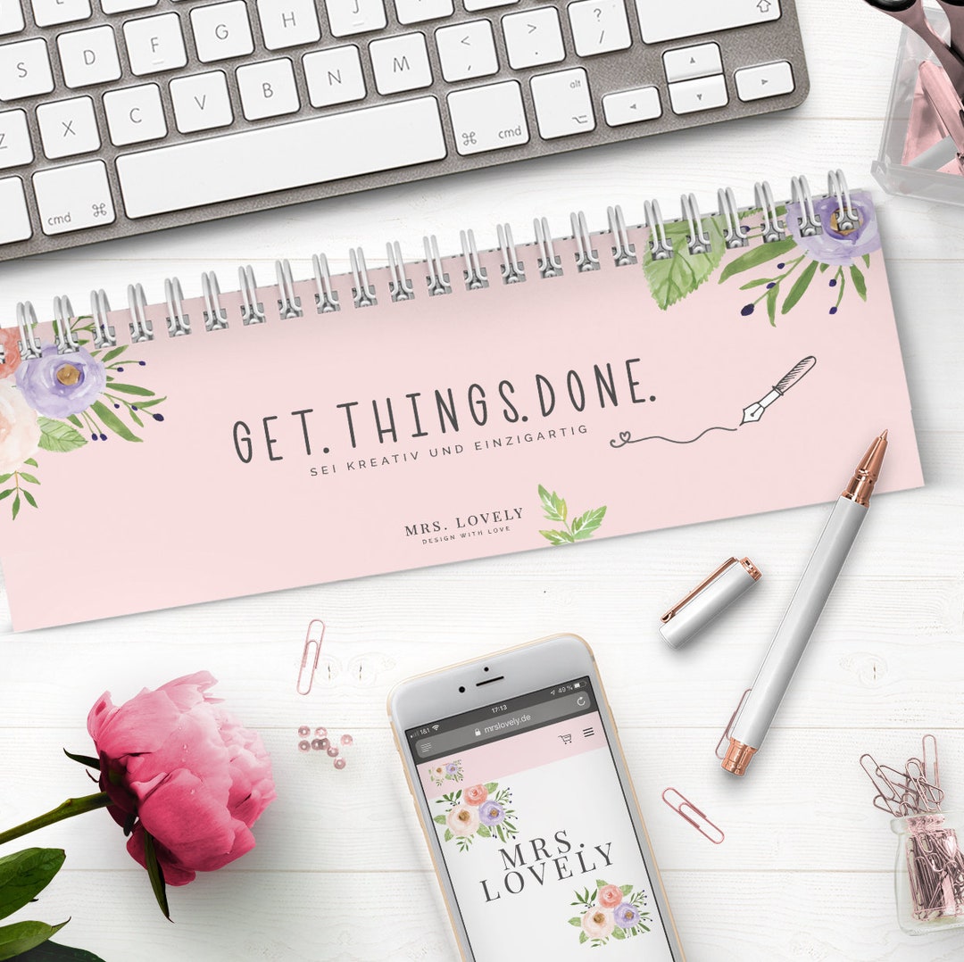 Table Planner Calendar Weekly Planner Planner Etsy