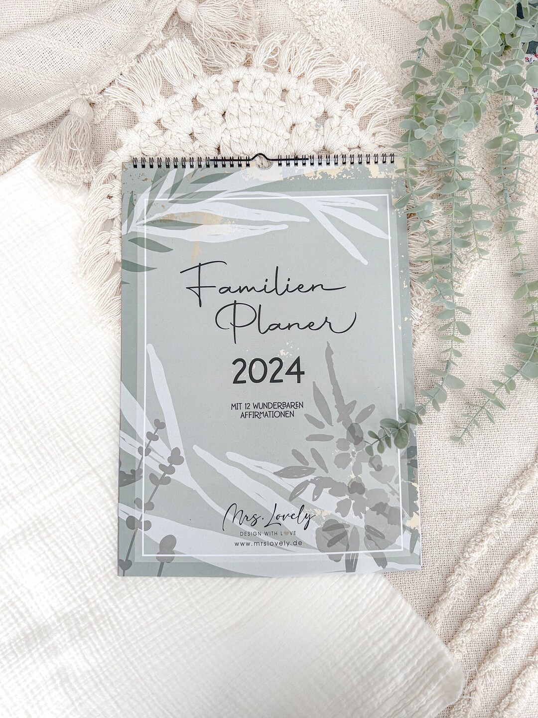 DIN A3 Family Calendar 2024 Family Planner Calendar Etsy