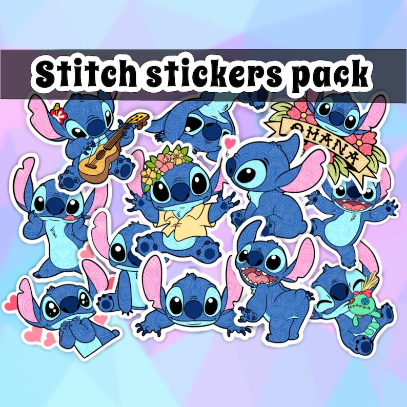24 PERSONALIZED LILO & STITCH Property Stickers school books Name TAGS Labels 