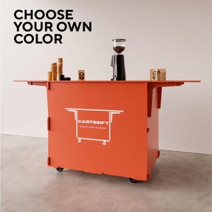 Elija su propio color, carrito de exhibición, soporte de exhibición liviano para ferias comerciales y ferias de artesanía, configuración simple, construcción duradera