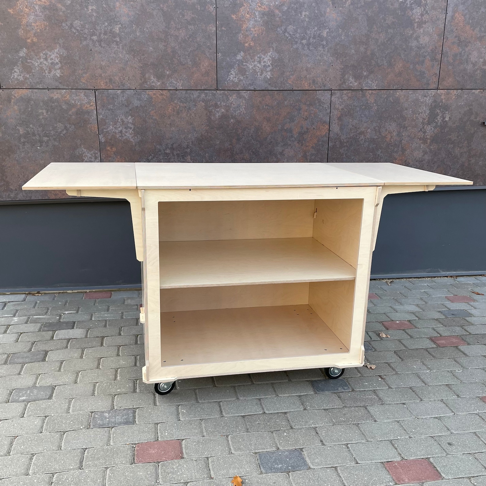 Mobile Table Folding Table Cart Tableoffsite Trade Table Etsy