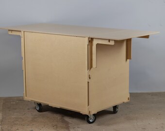 Foldable Display cart Heavy-duty 15 - Natural