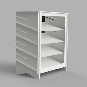 Versatile Plywood Display Cart: Perfect for Retail, Markets, and Exhibitions - Ideal for Catering & Showcasing