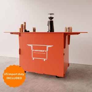 Carrito Expositor Personalizado – Compacto, Plegable, Fácil de Montar, Ideal para Eventos