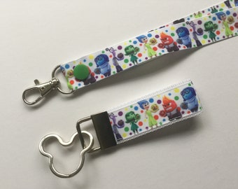 INSIDE OUT CHARACTER CHARM BOOKMARK ANGER FEAR JOY SADNESS DISGUST IN GIFT BAG