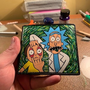 Cartera personalizada pintada a mano