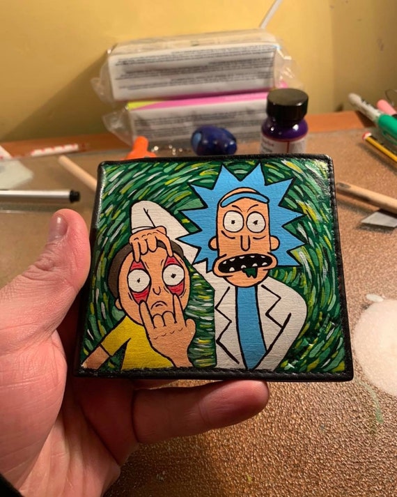 Custom Hand Painted Wallet
