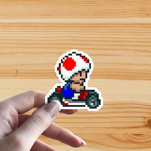 Mario Kart 16-bit Stickers