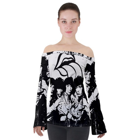 rolling stones off the shoulder shirt