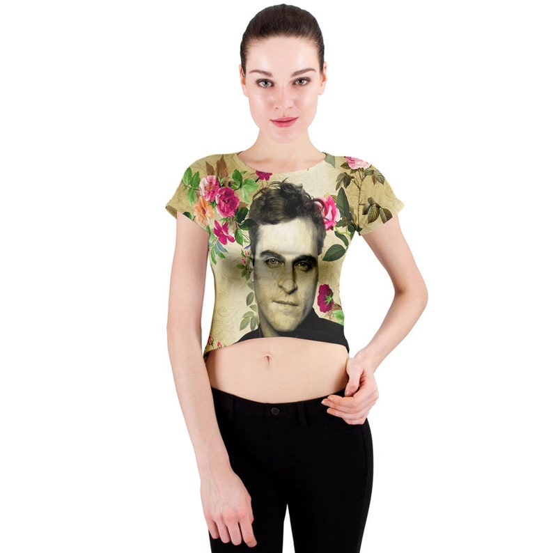 Joaquin Phoenix Joker The Master Her Gladiator Earthlings The Immigrant We Own the Night Crew Neck Crop Top