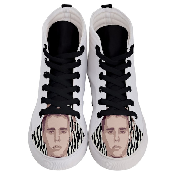 Fumar Justin Bieber zapatillas de patines Hi-Top para - Etsy España