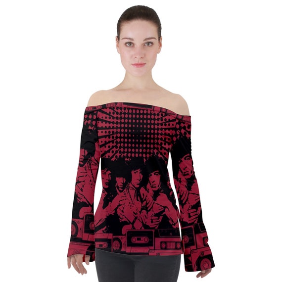 rolling stones off the shoulder shirt