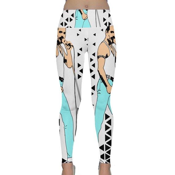 Freddy Mercury Lightweight Velour Classic Yoga Leggings | Etsy Australia