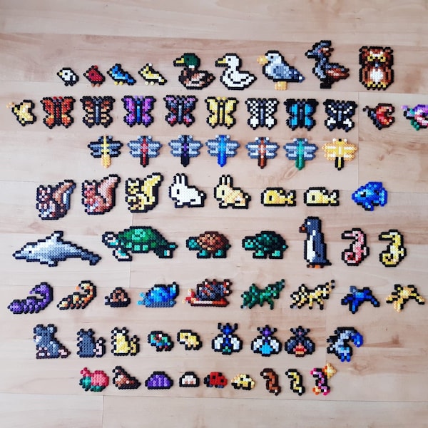 Terraria - Critters (Perler Beads)