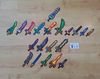Terraria - Swords (Perler Beads)