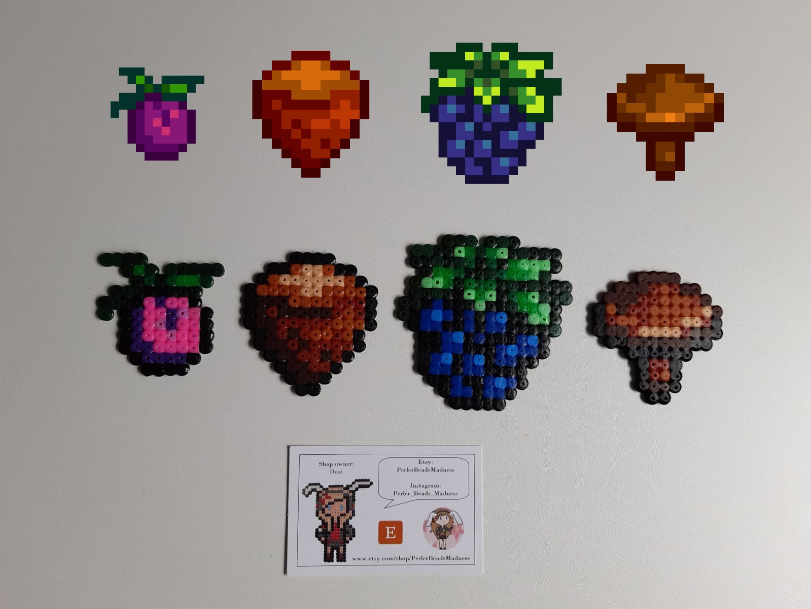 Stardew Valley Foraged Items Horseradish Daffodil Leek Etsy