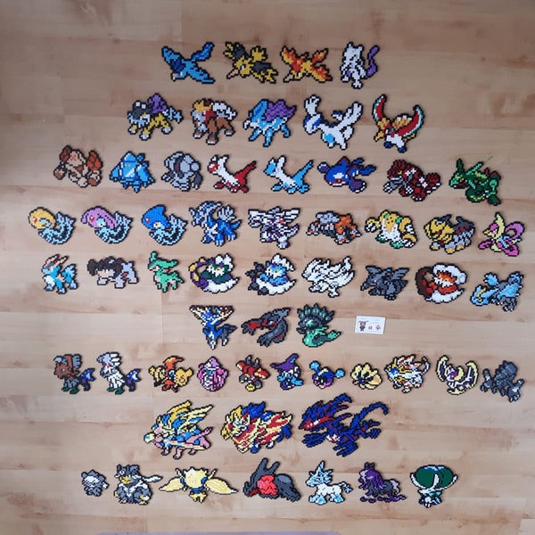 Pokémon - Legendaries (Perler Beads)