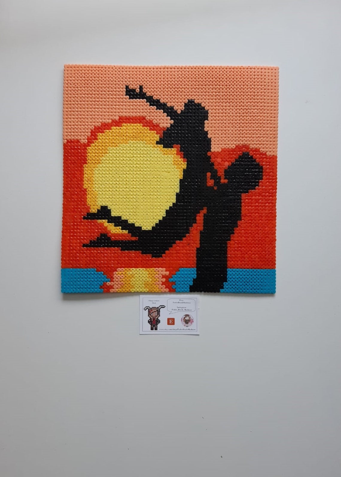 Sunset Couple ONLY 1 AVAILABLE perler Beads Etsy