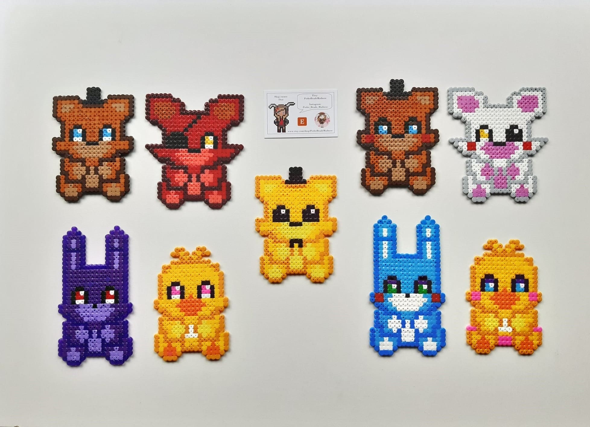 FNAF Perler Beads (Five Nights at Freddy's) - DIY Candy