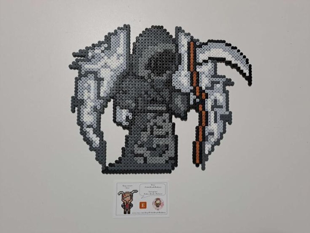 Grim Reaper perler Beads Etsy Australia