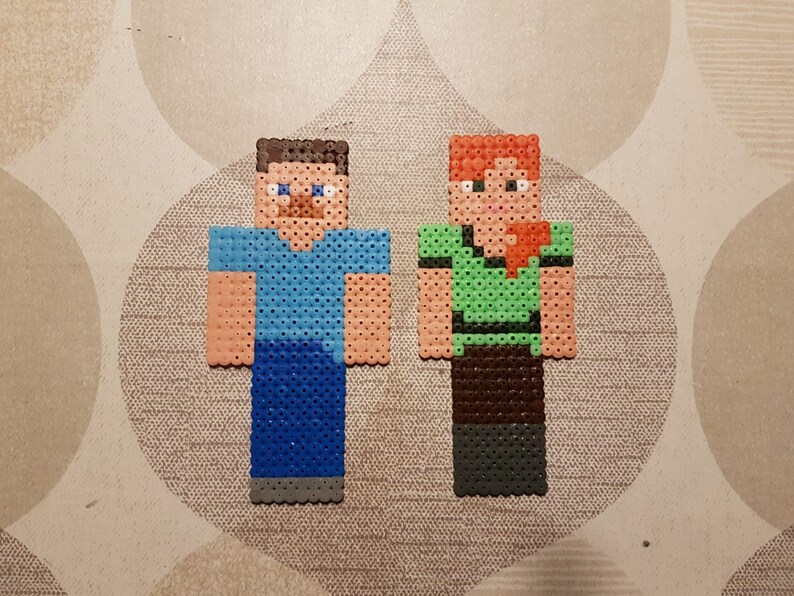 Minecraft Alex Perler Beads