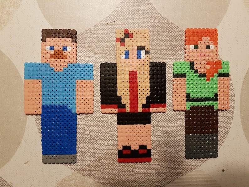 Minecraft Alex Perler Beads