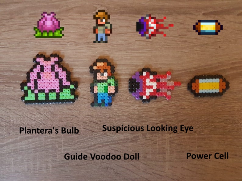 Terraria Boss / Event Summoning Items perler Beads Etsy