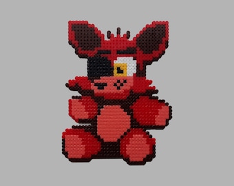 Five Nights At Freddy's Foxy Mangle Plushies (Perler Beads)