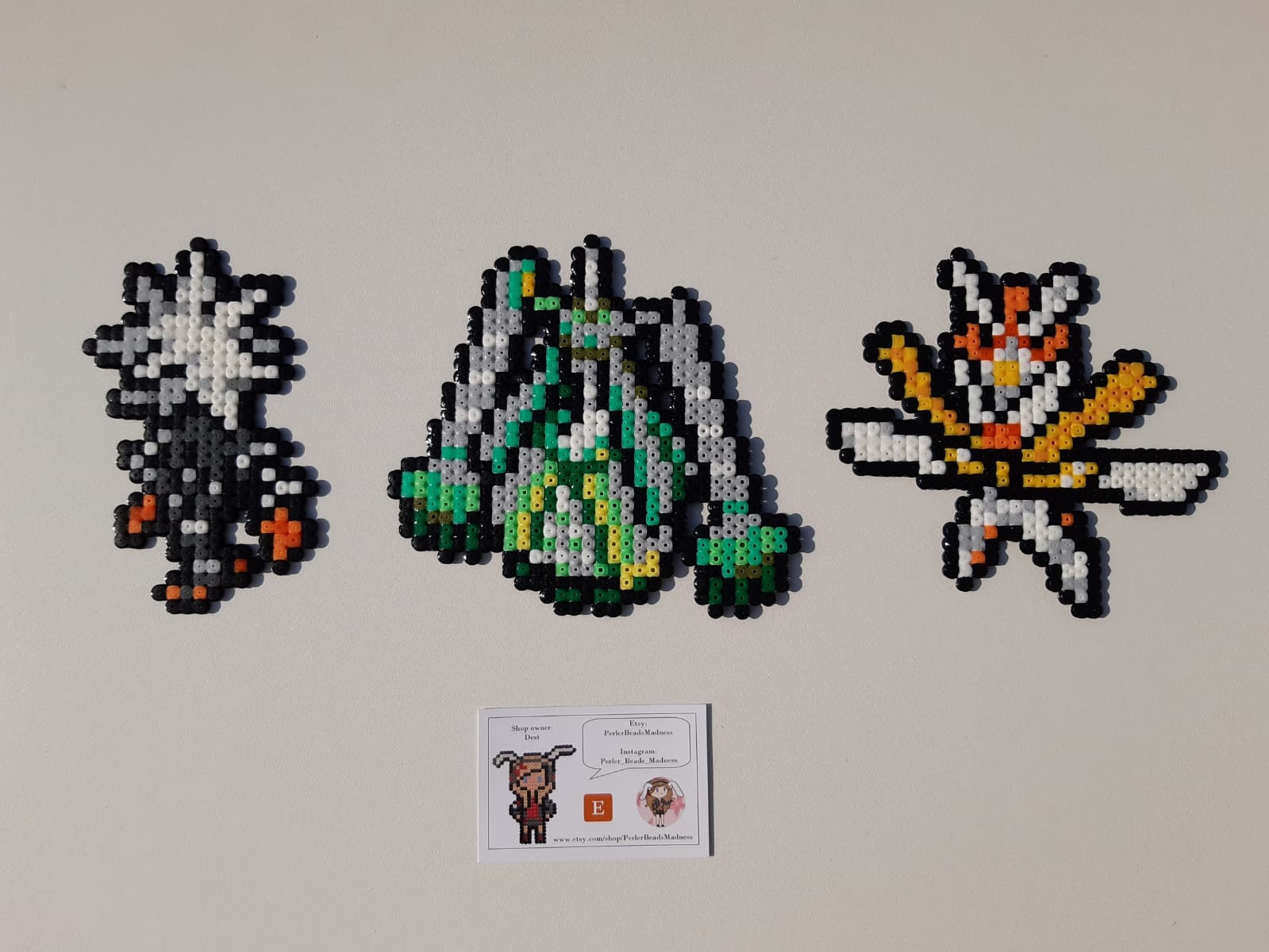 Pokémon Kartana Perler Bead Art -  Sweden