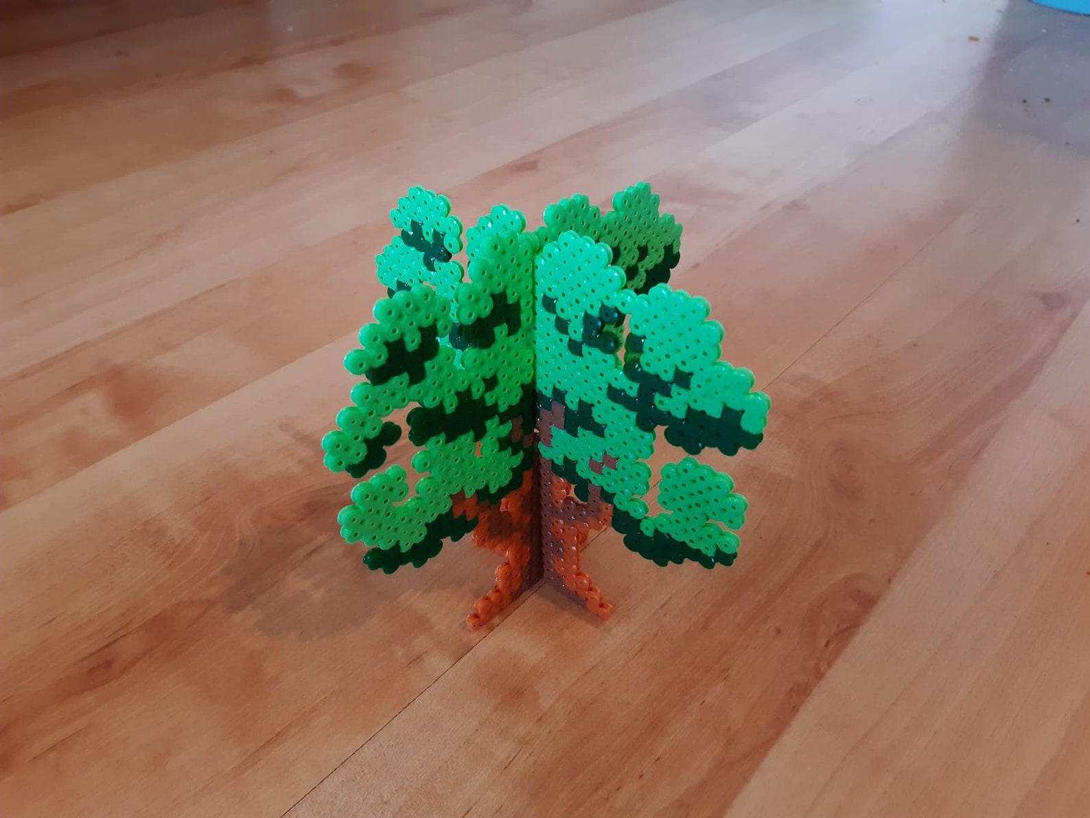 3D Trees Perler Beads Etsy