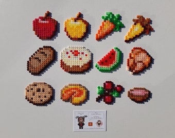 Minecraft Food Apple Carrot Bread Cake Melon Slice Etsy Hong Kong
