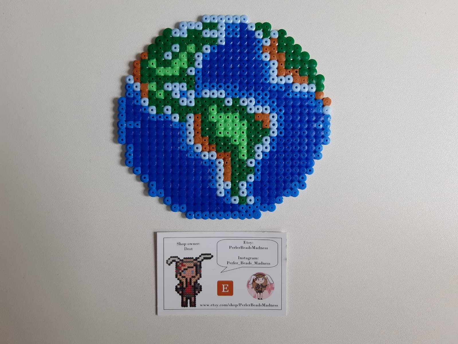 Earth Globe Perler Bead Design Hama Beads Design Perl vrogue.co