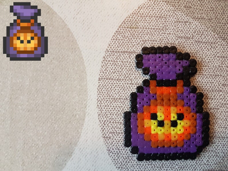 Terraria Halloween Items Perler Beads Etsy