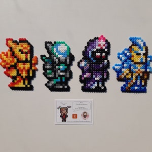 Terraria - Armor: Solar Flare, Vortex, Nebula, Stardust (Perler Beads)