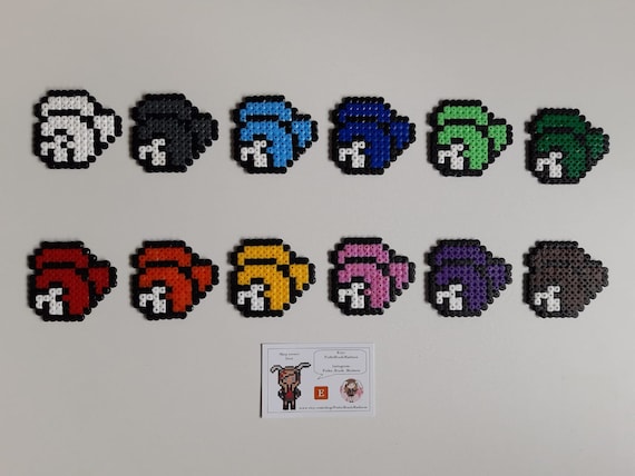 Among Us Character Hama Beads 2024 studiowestid
