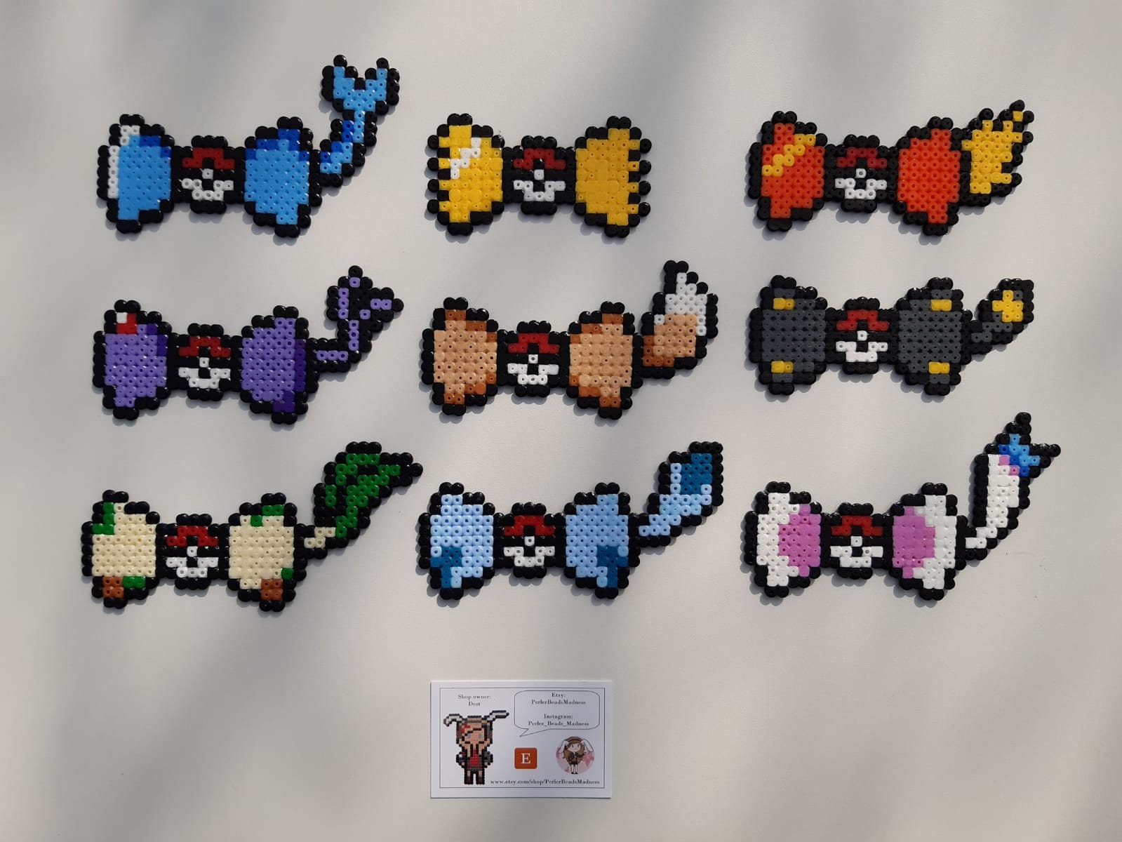 Pokémon Ribbons Eevee Vaporeon Jolteon Espeon Umbreon Etsy UK